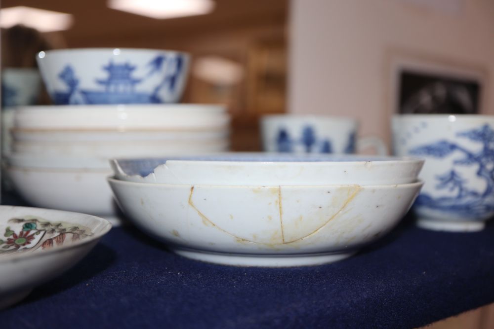 A collection of assorted Chinese teawares